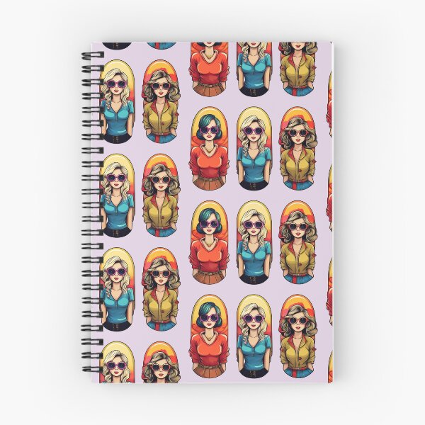 Item preview, Retro Girls | Sticker Pattern | Retro Collection designed and sold by monkeybusiness.pt.