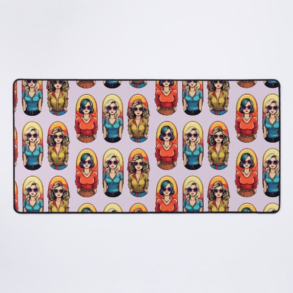 Item preview, Retro Girls | Sticker Pattern | Retro Collection designed and sold by monkeybusiness.pt.