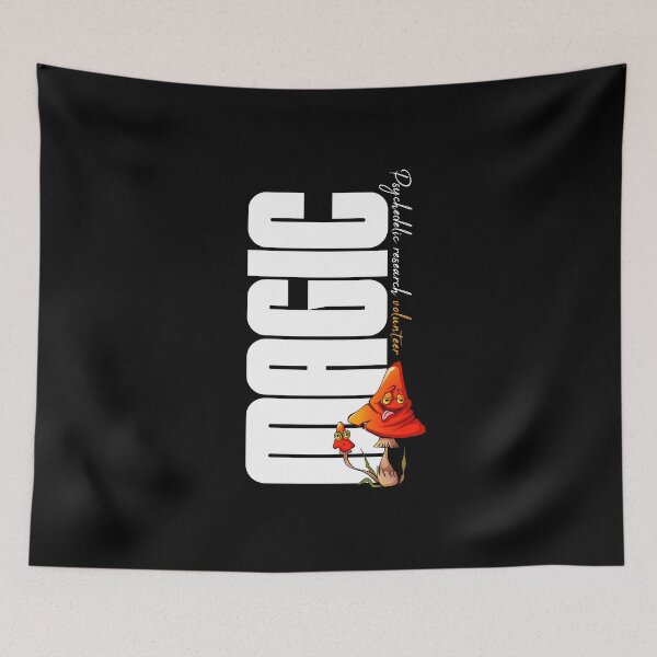 Item preview, Psychedelic Research Volunteer Magic Mushroom Aesthetic Trippy Science Design designed and sold by damithez.