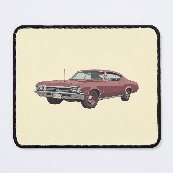 Item preview, Burgundy beauty a chromed chevy impala in pastels designed and sold by kahida.