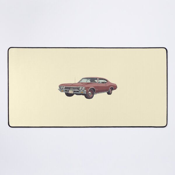 Item preview, Burgundy beauty a chromed chevy impala in pastels designed and sold by kahida.