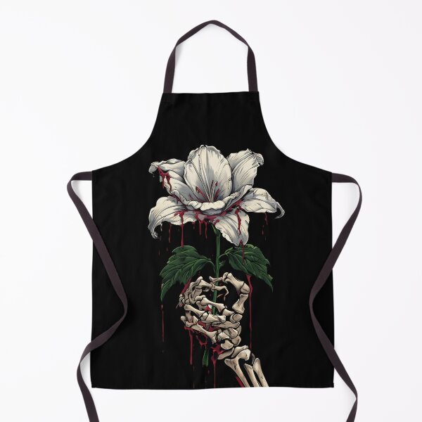 Item preview, skeleton holding a lily  designed and sold by EccentricsByE.