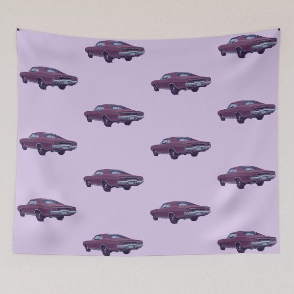Item preview, Burgundy bounty a striking charger in pastel lilac designed and sold by kahida.