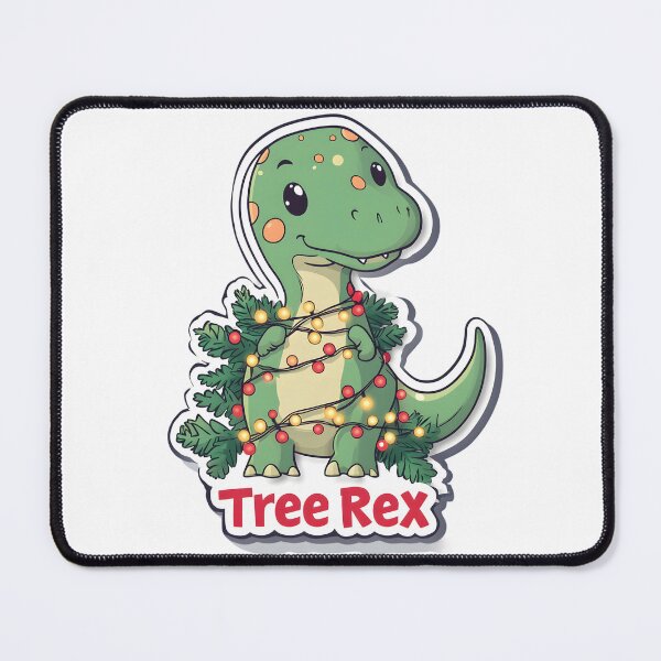 Item preview, Cute Christmas Tree Rex Art designed and sold by CoolMantras.