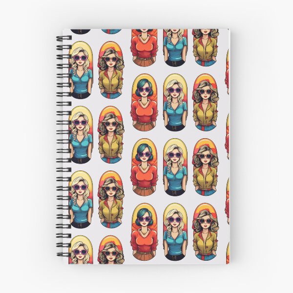 Item preview, Retro Girls | Sticker Pattern | Retro Collection designed and sold by monkeybusiness.pt.