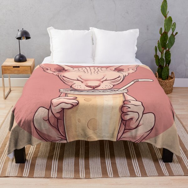 Item preview, Boba Sphinx Tea designed and sold by patternshoprad.