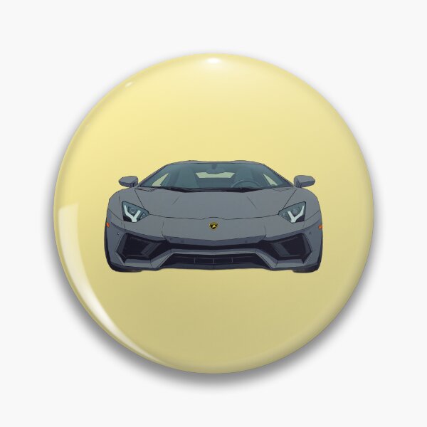 Item preview, Commanding aventador in matte gunmetal gray comic style designed and sold by kahida.