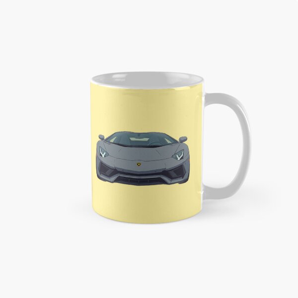 Item preview, Commanding aventador in matte gunmetal gray comic style designed and sold by kahida.