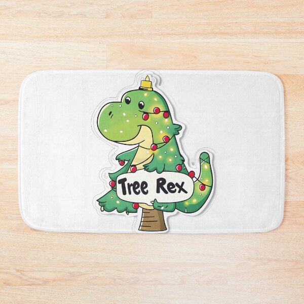 Item preview, Cute Christmas Tree Rex Art designed and sold by CoolMantras.