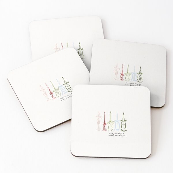 Item preview, "May Your Days Be Merry and Bright" Candle Design designed and sold by pointense.