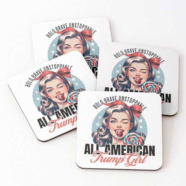 Item preview, Bold, Brave, Unstoppable All American Trump Girl 2024 designed and sold by OnPointCre8.
