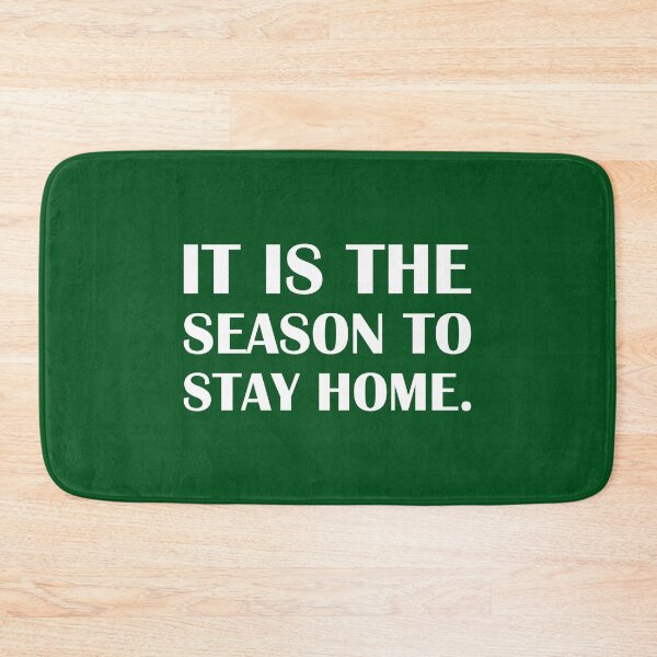 Item preview, Season to Stay Home: Green Edition / Introvert Joke Funny T-Shirt Label designed and sold by introvertvibes.