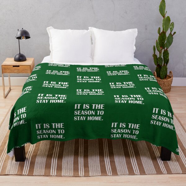 Item preview, Season to Stay Home: Green Edition / Introvert Joke Funny T-Shirt Label designed and sold by introvertvibes.