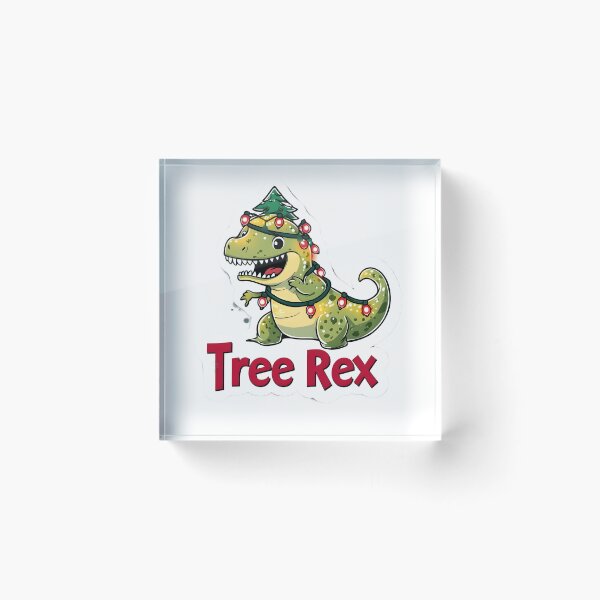Item preview, Cute Christmas Tree Rex Art designed and sold by CoolMantras.