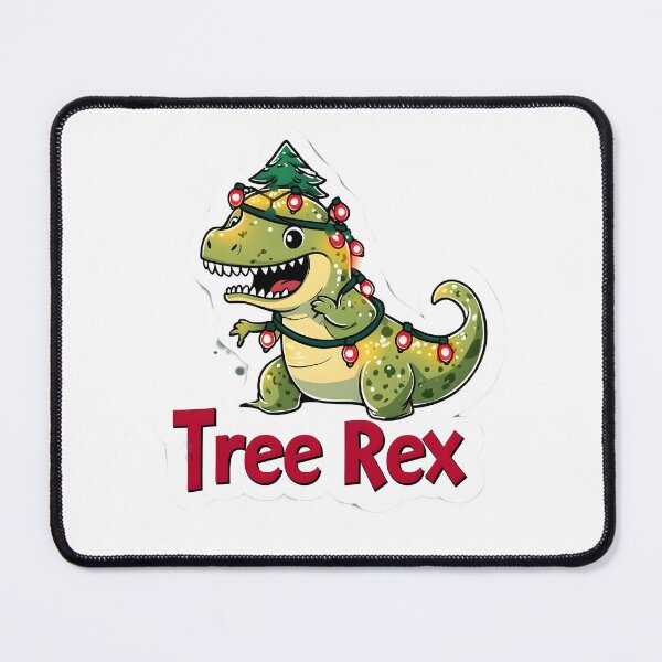 Item preview, Cute Christmas Tree Rex Art designed and sold by CoolMantras.