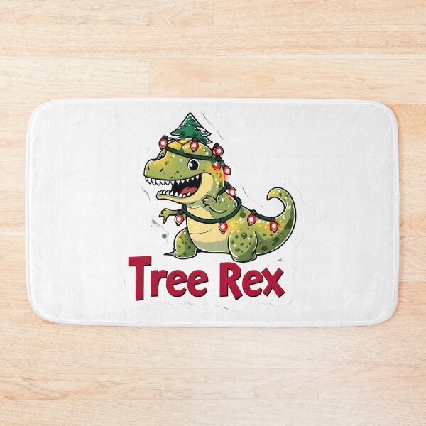 Item preview, Cute Christmas Tree Rex Art designed and sold by CoolMantras.