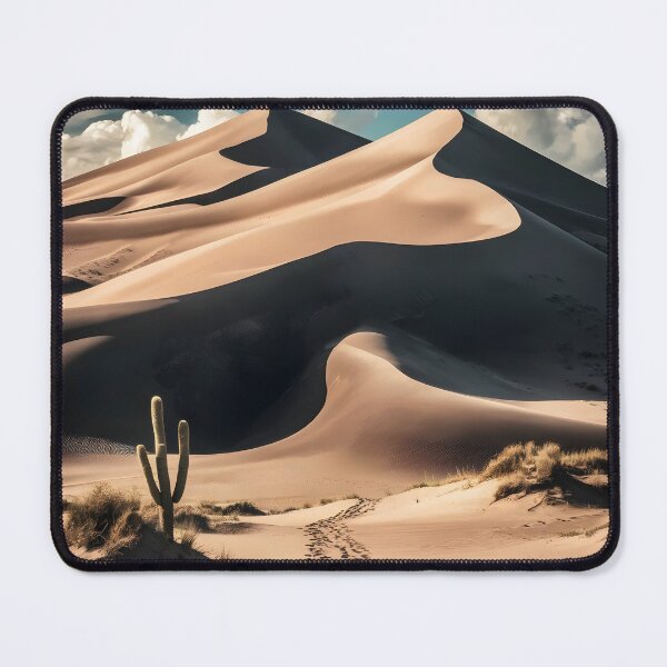 Item preview, sand dunes in desert and cactus designed and sold by AA-designstore.