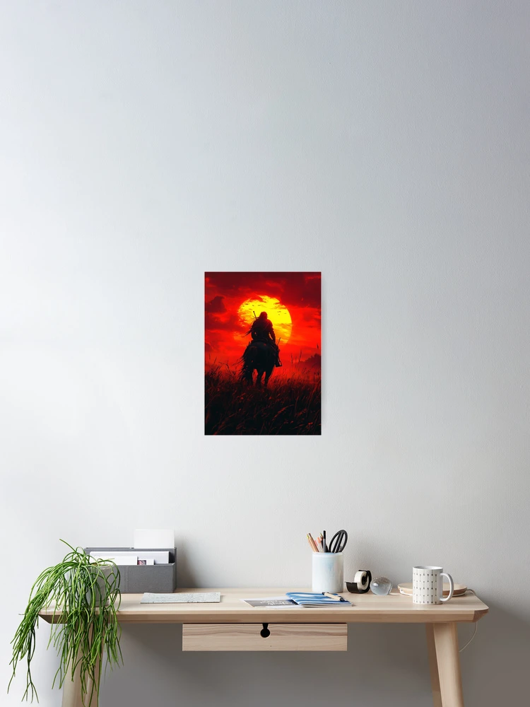 Thumbnail 2 of 3, Poster, Sunset Rider designed and sold by Durro.