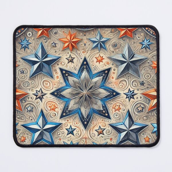 Item preview, star pattern 2 designed and sold by blackwhiteblue.