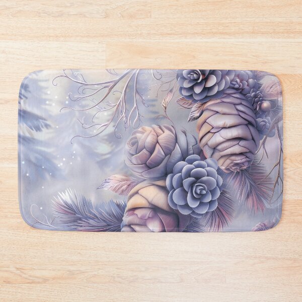 Item preview, Winter landscape. Cones on the tree. Pastel colors. designed and sold by MagelliShop.