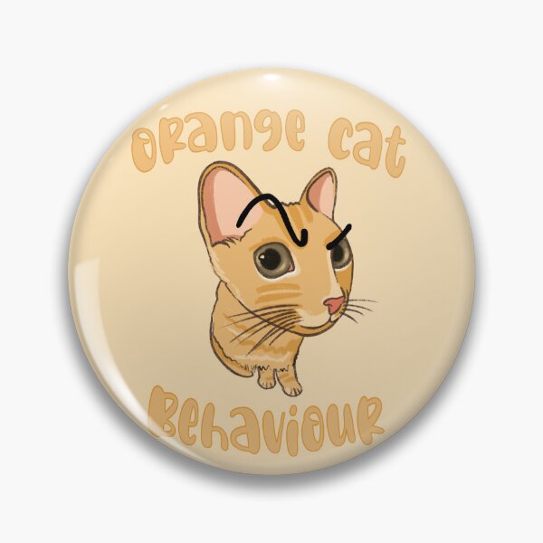 Item preview, Orange cat behaviour  designed and sold by Mvlvk.