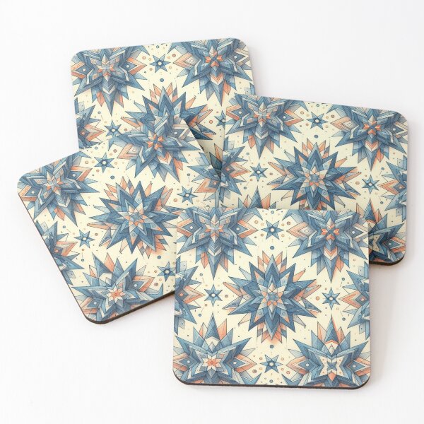 Item preview, star pattern 3 designed and sold by blackwhiteblue.