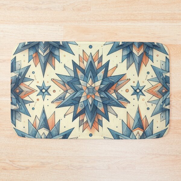 Item preview, star pattern 3 designed and sold by blackwhiteblue.