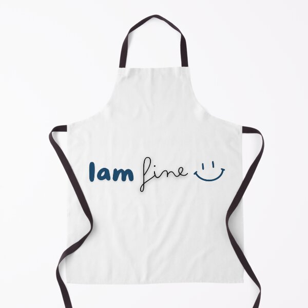 Item preview, I Am Fine | Positive Message Art | Minimalist Typography Design designed and sold by Epic--Art.
