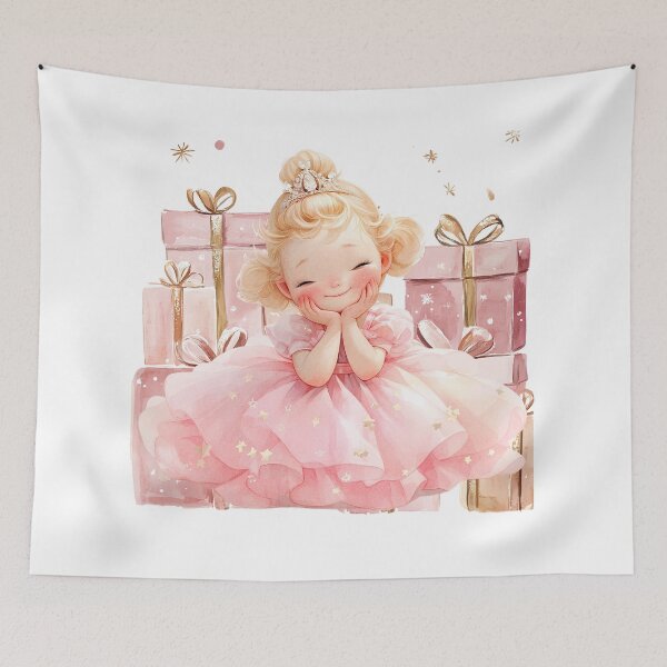 Item preview, Pink Princess with Gifts: A Magical Redbubble Design designed and sold by AlexeyevZurga.
