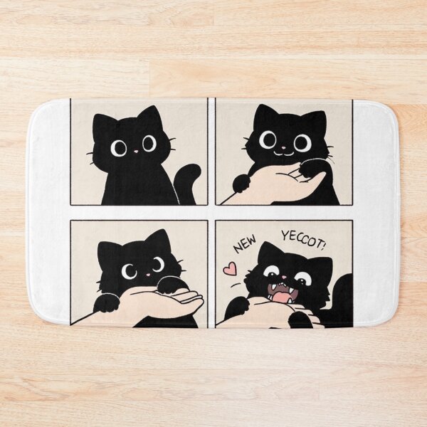 Item preview, Black Cat Comic: Playful Bite designed and sold by Ideaunluck-shop.