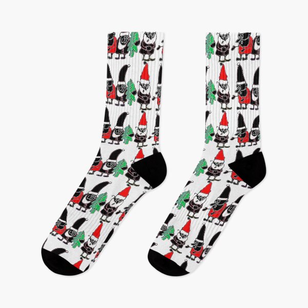 Item preview, Black Santa Clauses with Christmas Trees designed and sold by TerazTy.