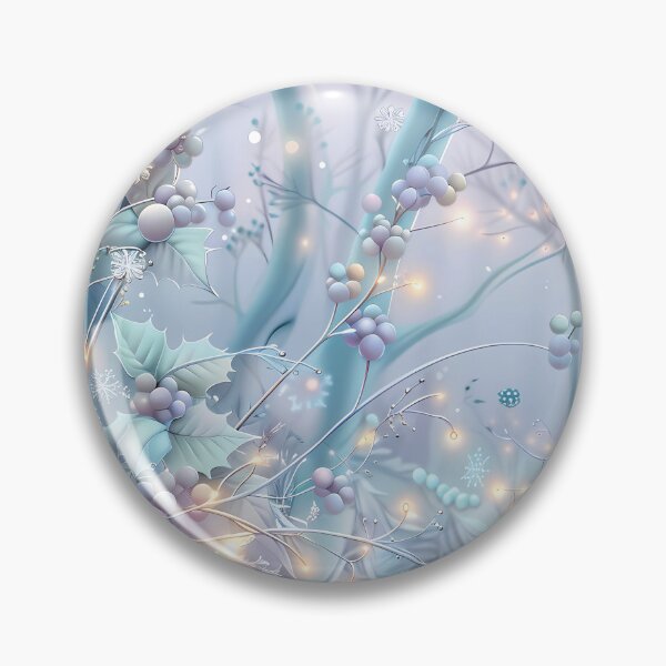 Item preview, Winter landscape. Leaves among the trees. Winter forest. Pastel colors. designed and sold by MagelliShop.