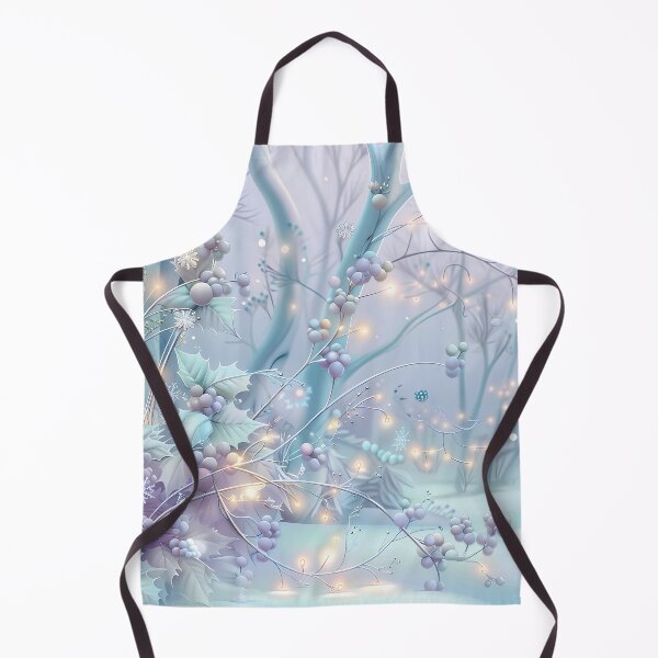 Item preview, Winter landscape. Leaves among the trees. Winter forest. Pastel colors. designed and sold by MagelliShop.