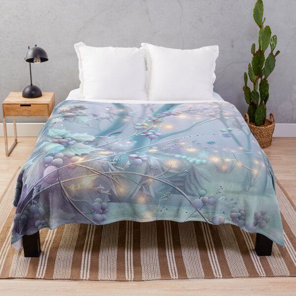 Item preview, Winter landscape. Leaves among the trees. Winter forest. Pastel colors. designed and sold by MagelliShop.