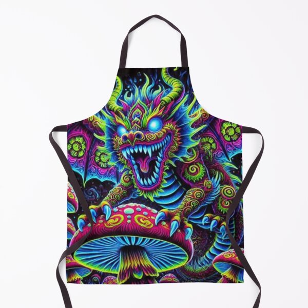 Item preview, Psychedelic Dragon King, Neon Blacklight designed and sold by Shs-Kenya.
