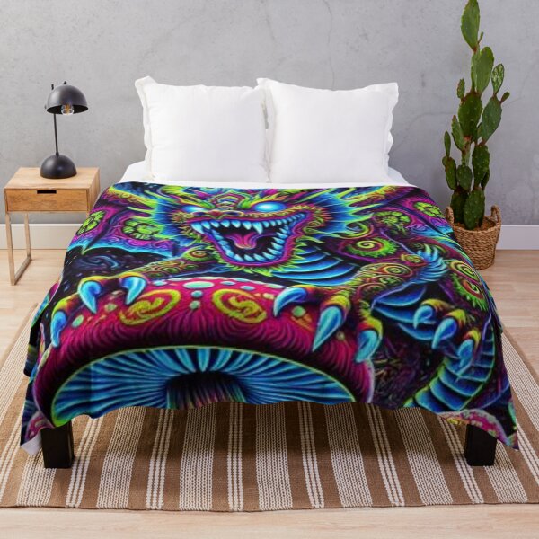 Item preview, Psychedelic Dragon King, Neon Blacklight designed and sold by Shs-Kenya.