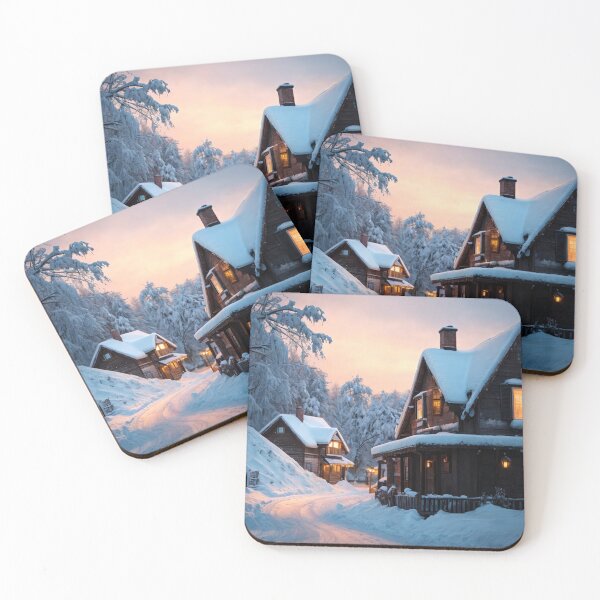 Item preview, winter idyll designed and sold by blackwhiteblue.