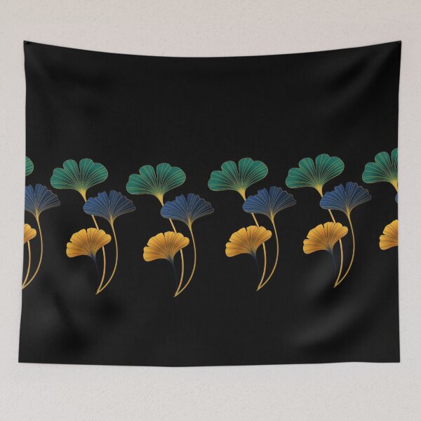 Item preview, Elegant ginkgo leaves designed and sold by clarazen.