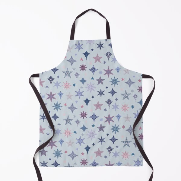 Item preview, Cool Ice Scattered Nordic Christmas Stars Pink Purple Blue designed and sold by GenAumonier.