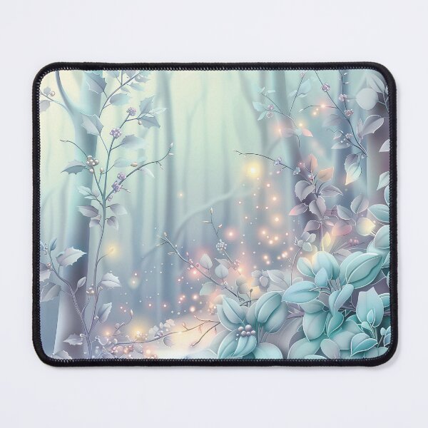 Item preview, Winter landscape. Leaves among the trees. Winter forest. Pastel colors. designed and sold by MagelliShop.