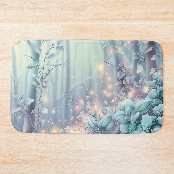 Item preview, Winter landscape. Leaves among the trees. Winter forest. Pastel colors. designed and sold by MagelliShop.