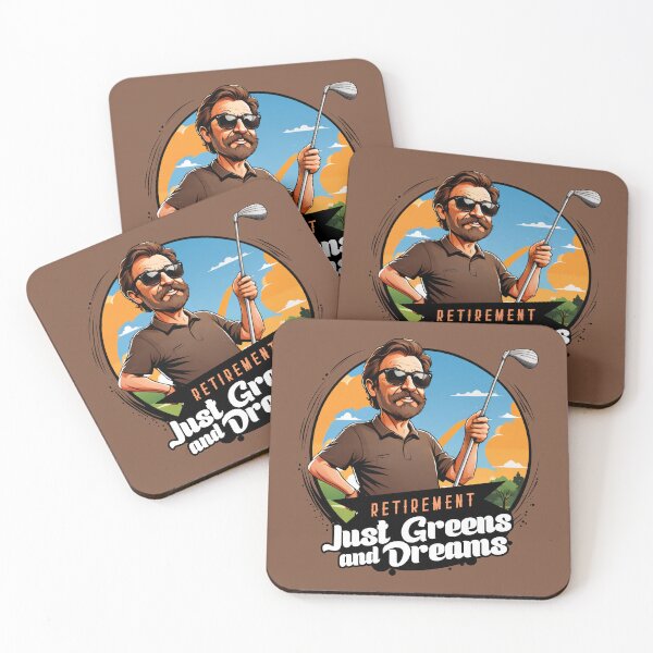 Item preview, Retirement, Just Greens and Dreams designed and sold by BestRebel.