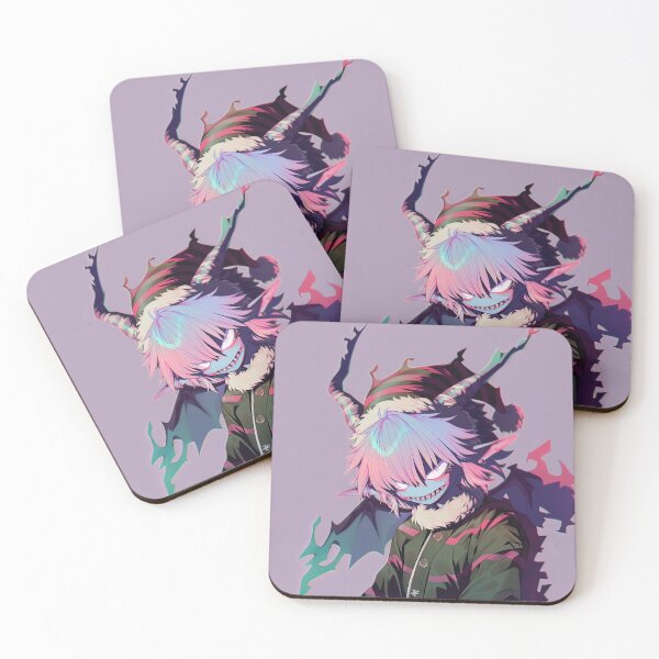 Item preview, Dark Creepy Pastel Christmas Demon designed and sold by bubblegoth.