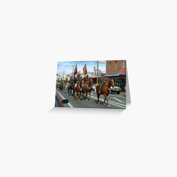 Australian Light Horse Regiment renenactment Greeting Card