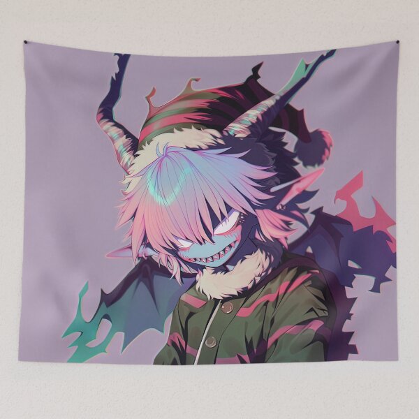 Item preview, Dark Creepy Pastel Christmas Demon designed and sold by bubblegoth.