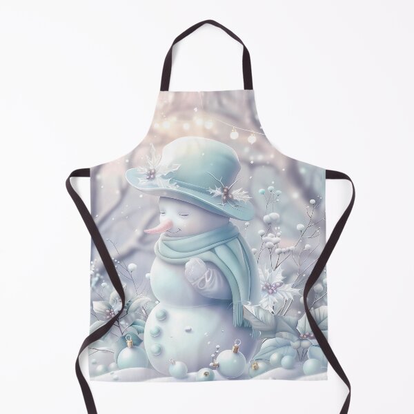 Item preview, Winter landscape.Snowman in the winter forest.Pastel colors. designed and sold by MagelliShop.