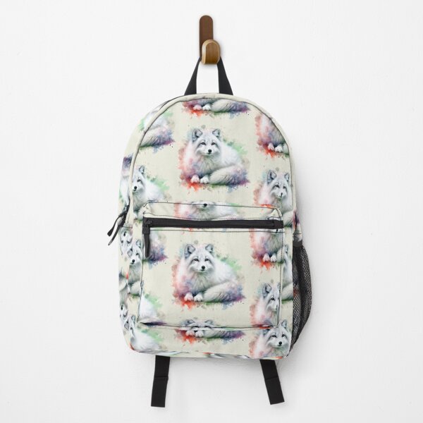 Item preview, Cute Artic Fox Colorful Watercolor Portrait designed and sold by MaedK.