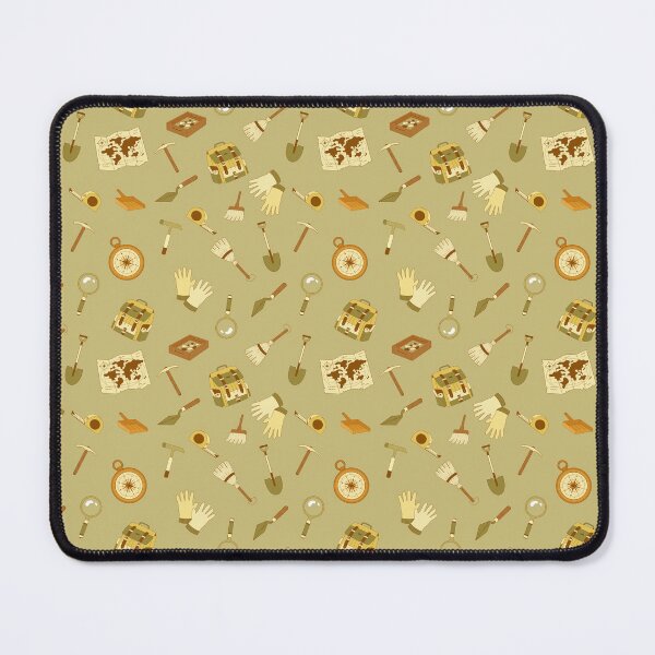 Item preview, Archaeology Toolbox Background Pattern - Green designed and sold by ottrain.