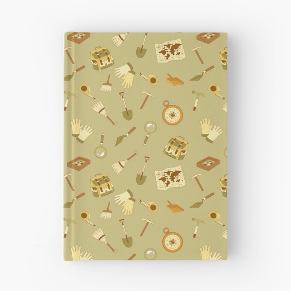 Item preview, Archaeology Toolbox Background Pattern - Green designed and sold by ottrain.