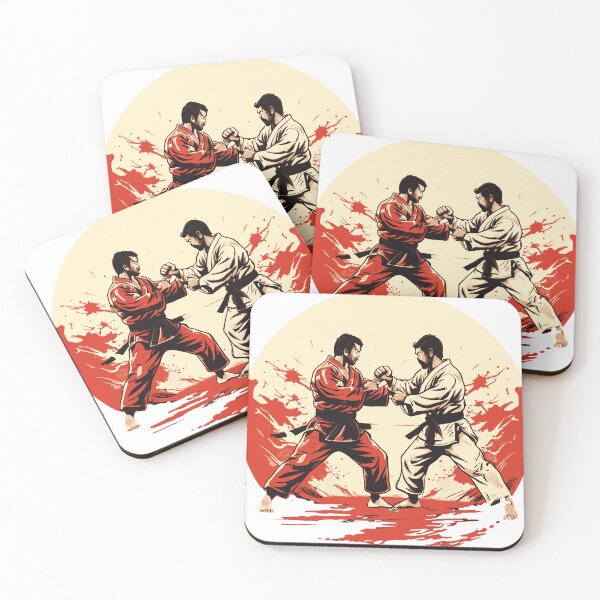 Item preview, Karate Fight Between Two People in Japan designed and sold by AiArtestry.